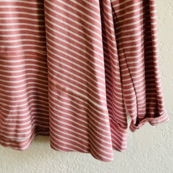 Easel Pink Striped Long Sleeve Top - Picture 4 of 7